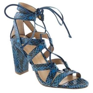 Banana Republic Eryn blue heels, hello sole mate